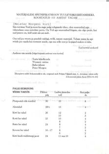 Ehitusmeistri P. Morgeni kiri 1