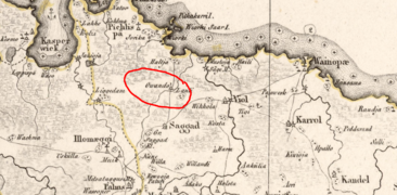 Oandu karjamõis 1798 a Mellini kaardil