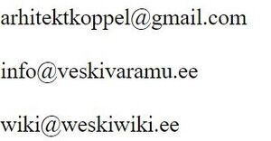 emaili aadressid