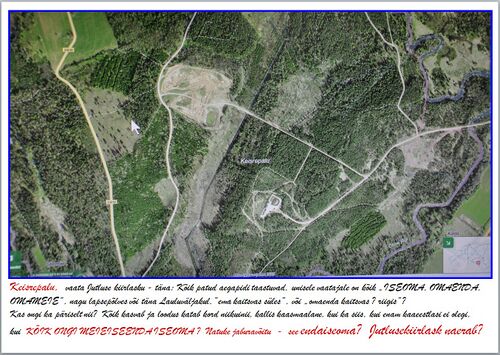 Jutluse mäe piirkonna aerofoto