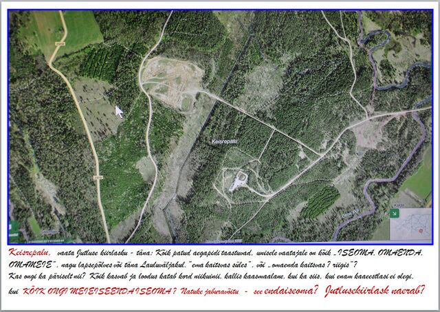 Jutluse mäe piirkonna aerofoto