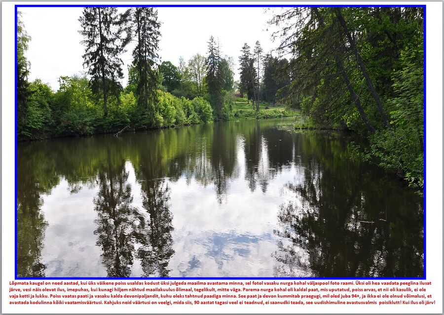 Vaade Tikste paisjärvele